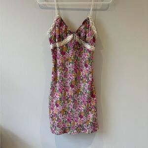 Princess Polly Multicolor Floral Lace Slip